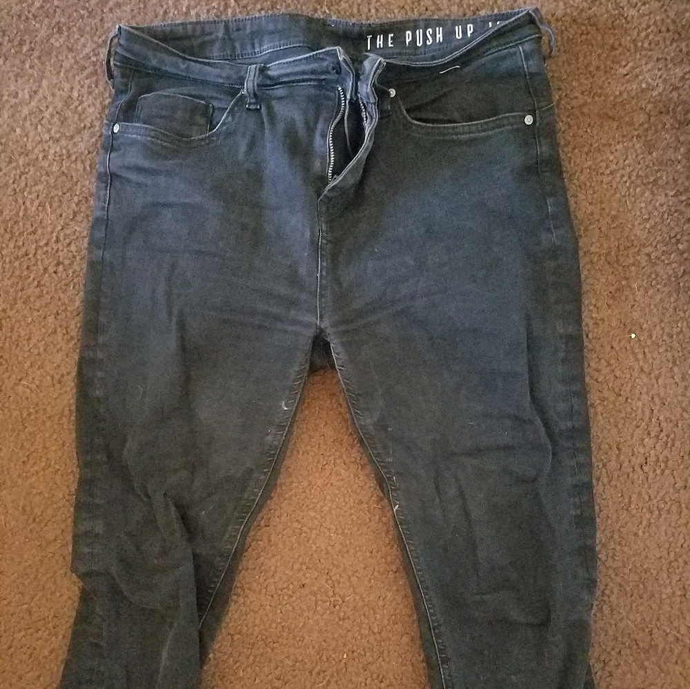 Black pants. Cotton on's the push up Jean